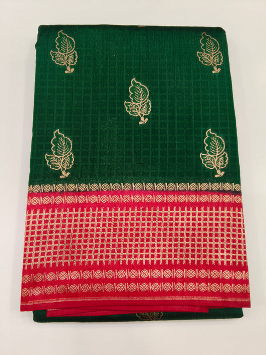 Semi Banarasi Silk Saree