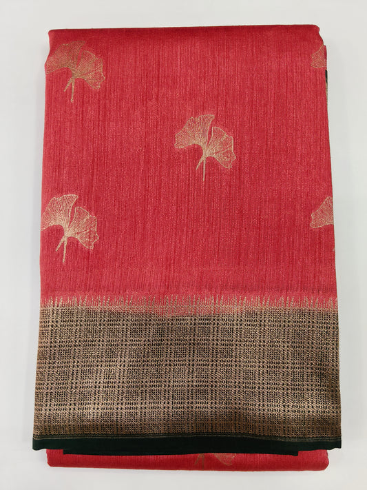 Semi Banarasi Silk Saree