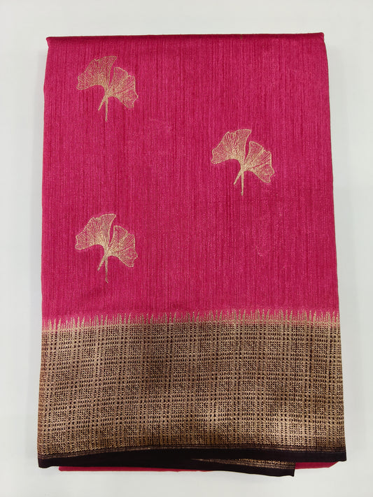 Semi Banarasi Silk Saree