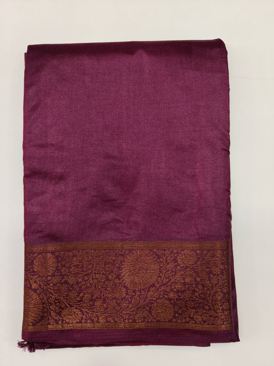 Semi Banarasi Silk Saree