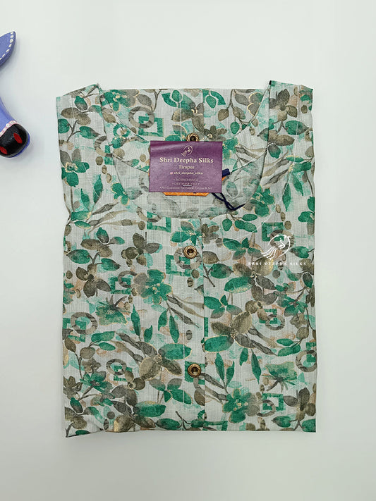 Aline Vertican Silk Kurti