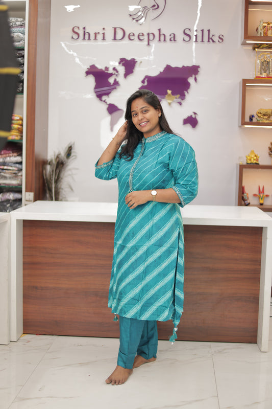 Vibrant Tussar Silk Co Ord Set - PPCS10