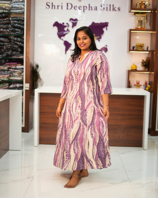Budget Friendly Plus Size Aline Kurti - PSAK02