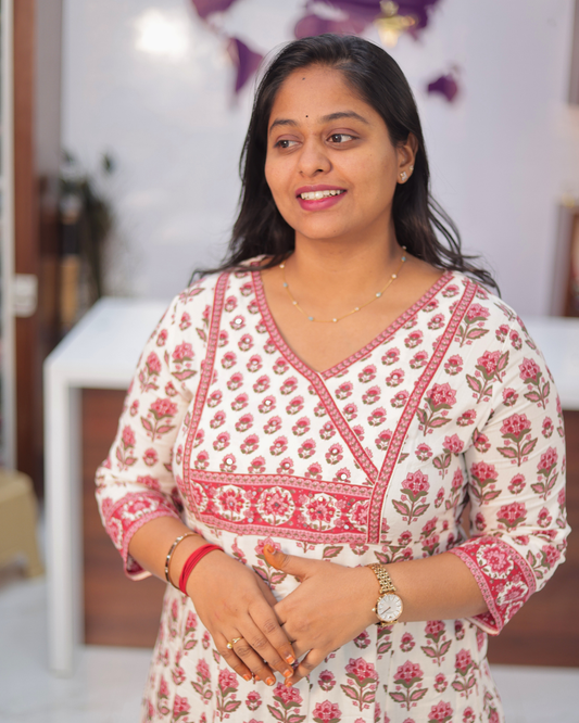 Jaipur Cotton Pink Midi - STMD03