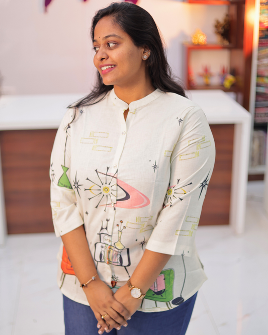 Boho Style Summer Short Top - BKST04