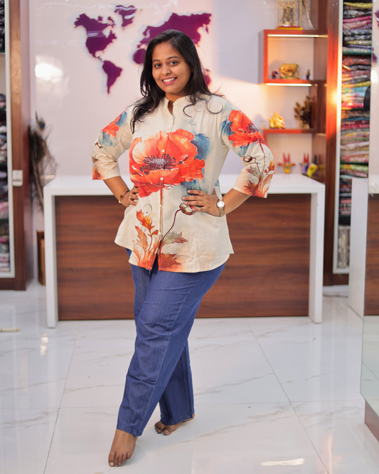 Boho Style Summer Short Top - BKST02