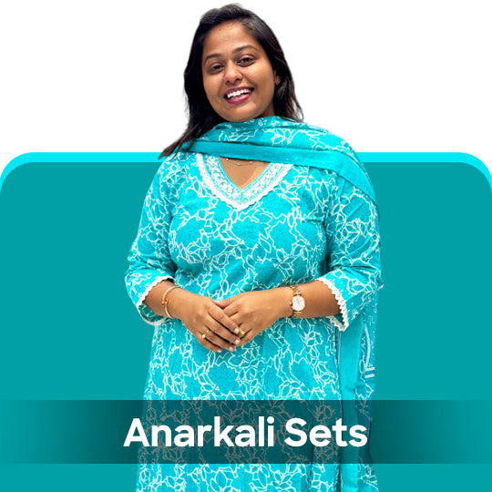 Premium Party Wear 3 Pcs Anarkali Set