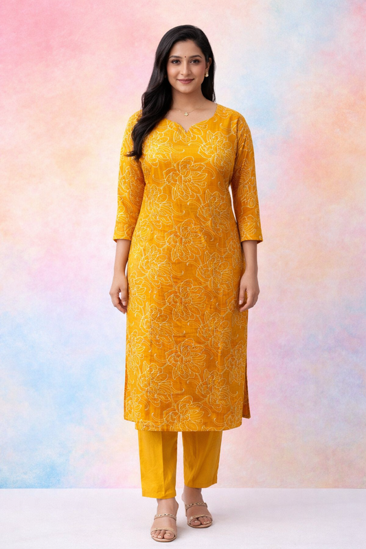 Casual Wear Vatican Silk 3 Pcs Salwar Set - CWSS14