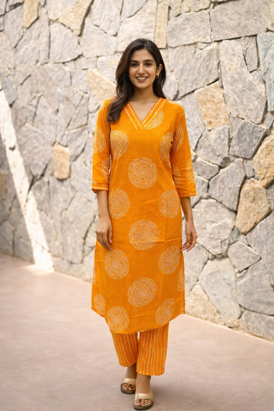 Pure Cotton 3 Pcs Salwar Set - PCSS02