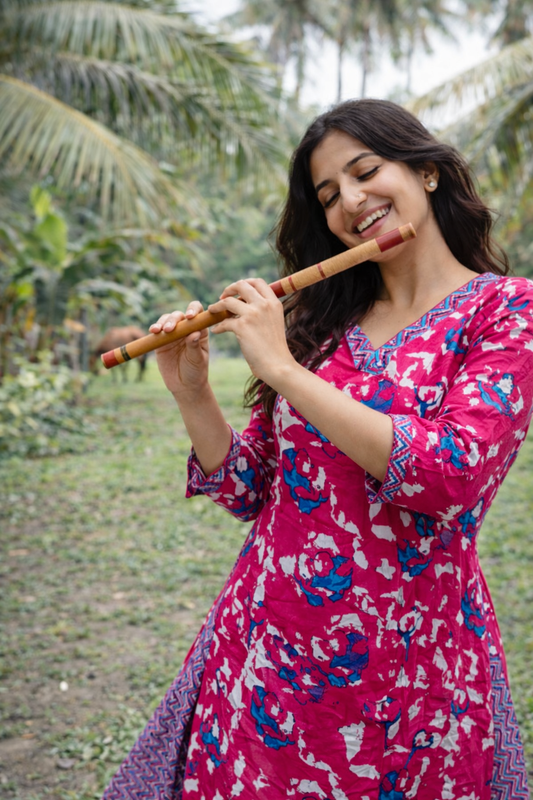 Pure Cotton 3 Pcs Salwar Set - PCSS03