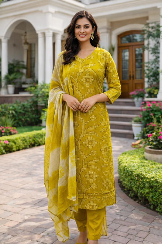 Office Wear Vatican Silk 3 Pcs Salwar Set - CSS10