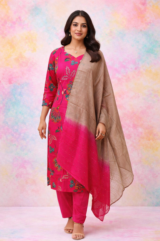 Casual Wear Vatican Silk 3 Pcs Salwar Set - CWSS17