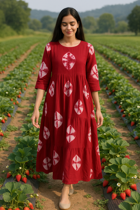 Smoky Midi - Strawberry Red (ZASK01)