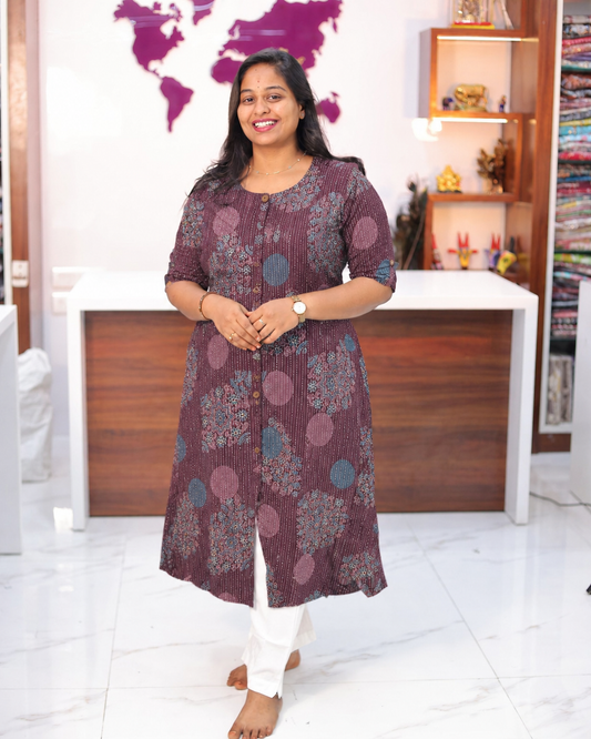 Budget Friendly Plus Size Aline Kurti - PSAK40