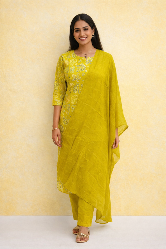 Casual Wear Vatican Silk 3 Pcs Salwar Set - CWSS19