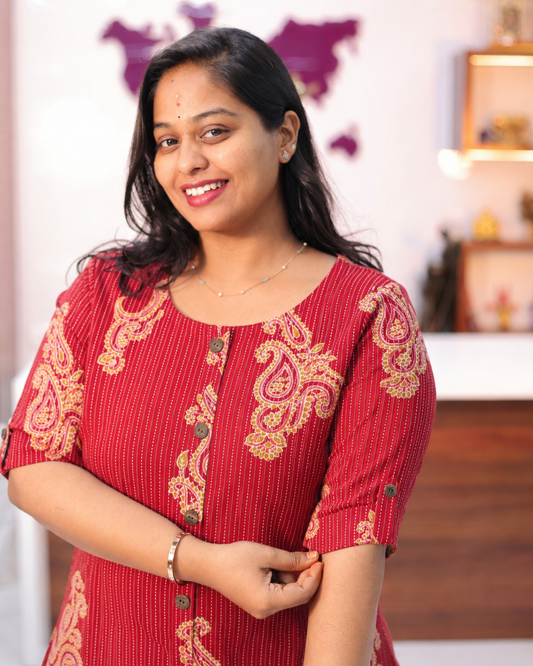 Budget Friendly Plus Size Aline Kurti - PSAK53