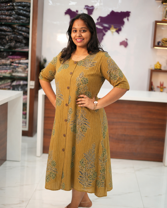 Budget Friendly Plus Size Aline Kurti - PSAK50
