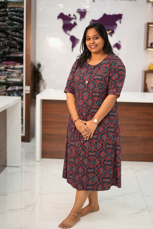 Budget Friendly Plus Size Aline Kurti - PSAK41