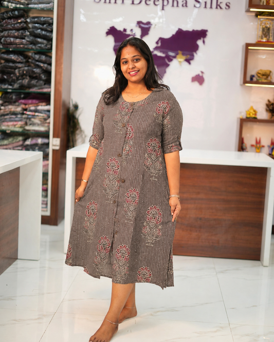 Budget Friendly Plus Size Aline Kurti - PSAK38