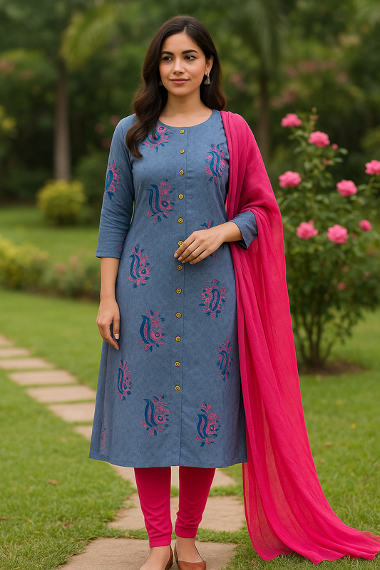 Jaipur Cotton Budget Kurti - BK01