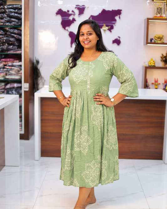 Spun Cotton Plus Size Budget Midi - JVMD15