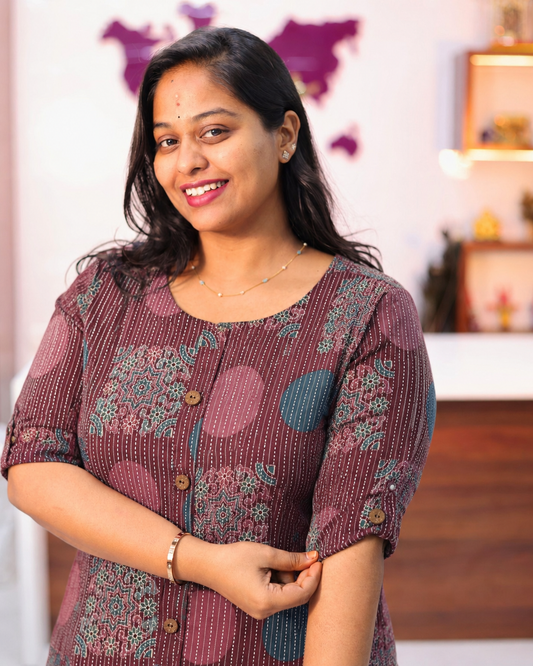 Budget Friendly Plus Size Aline Kurti - PSAK40