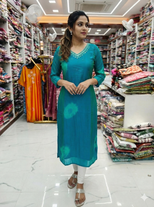 Premium Silk Kurti - PSK08