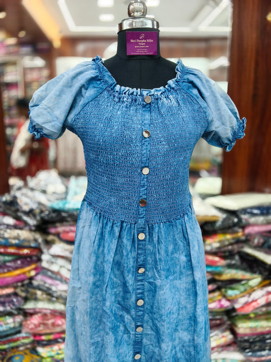 Ice blue Western Midi - WM24