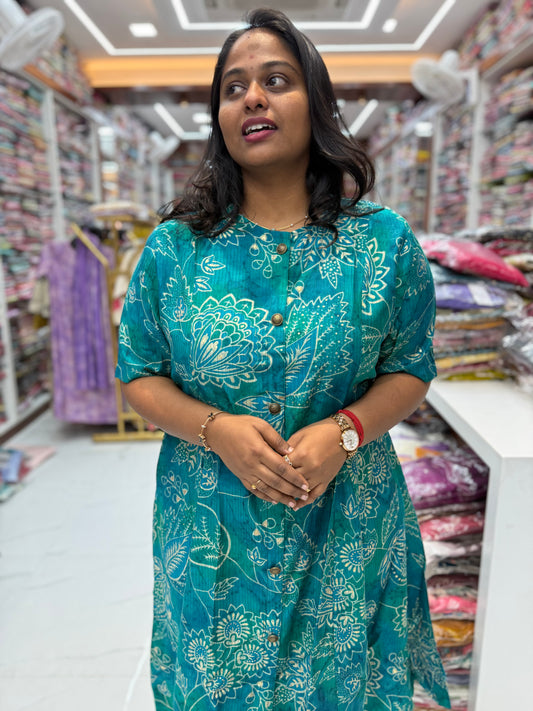 Vatican Silk Aline Kurti - ALKT116