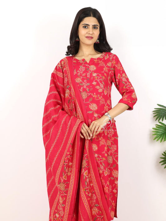 Spun Cotton Silk 3Pcs Salwar Set