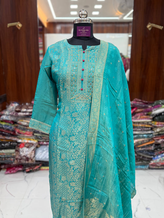 Premium Party Wear 3 Pcs Salwar Set - PSS