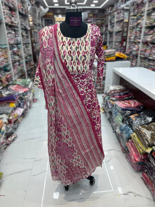 Premium Party Wear 3 Pcs Salwar Set - PSS