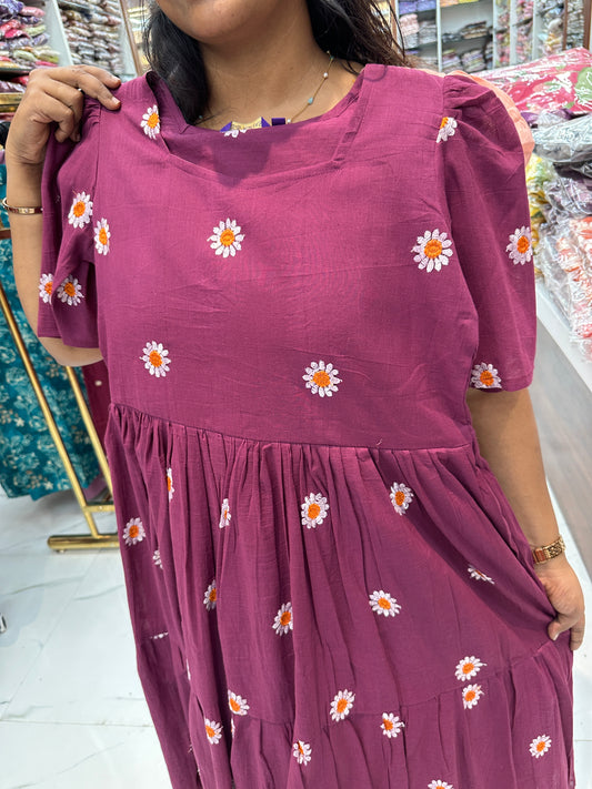 Sunflower Midi Wine ASSM05