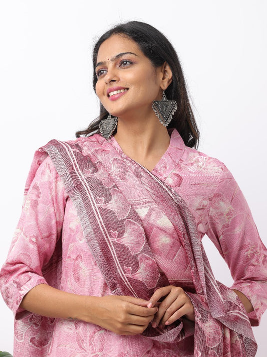 Spun Cotton Silk 3-Piece Salwar Set