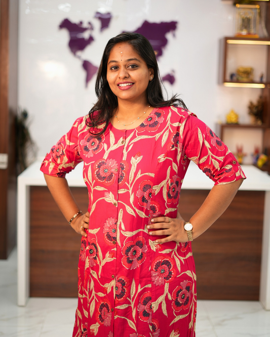Budget Friendly Plus Size Aline Kurti - PSAK06