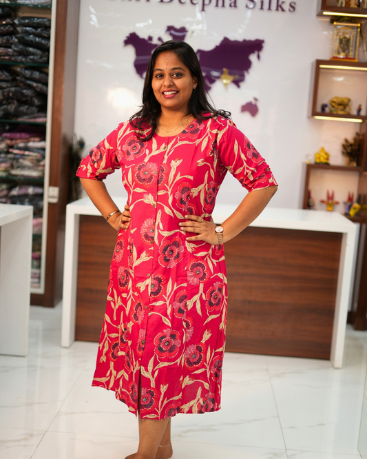 Budget Friendly Plus Size Aline Kurti - PSAK06