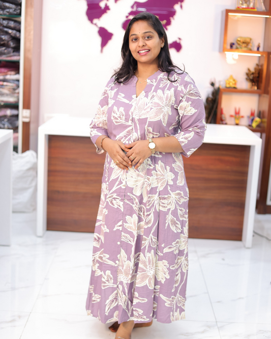 Budget Friendly Plus Size Aline Kurti - PSAK12