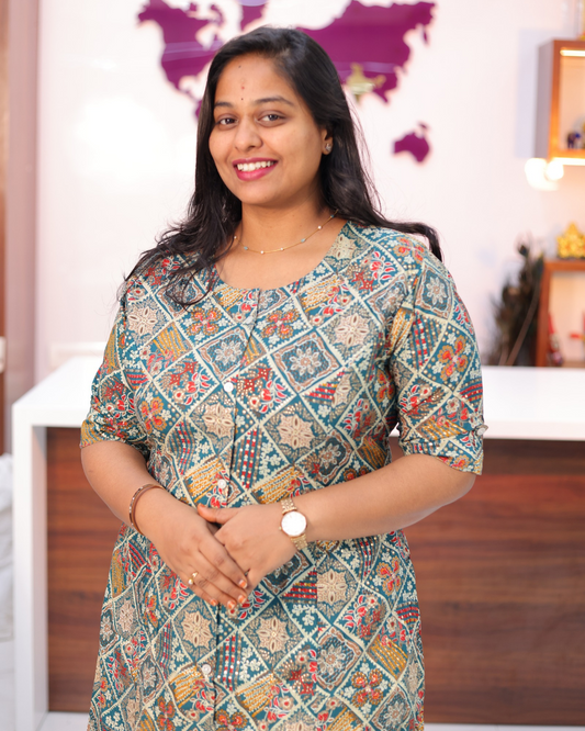 Budget Friendly Plus Size Aline Kurti - PSAK21