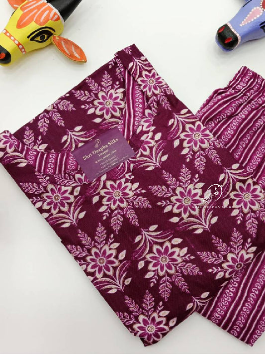 Office Wear Spun Cotton 2 Pcs Salwar Set