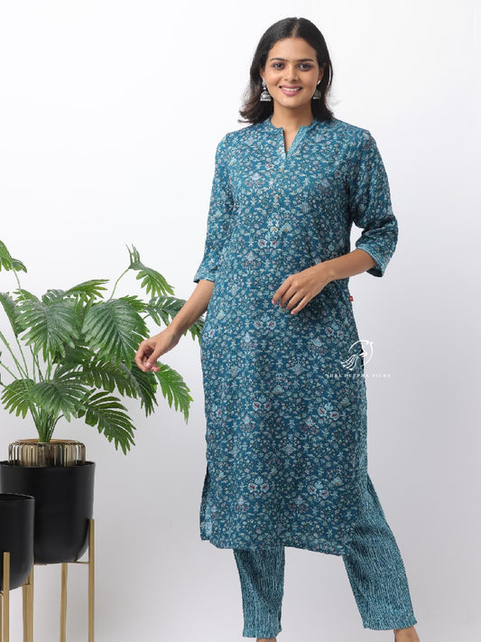 Spun Cotton Silk 3-Piece Salwar Set