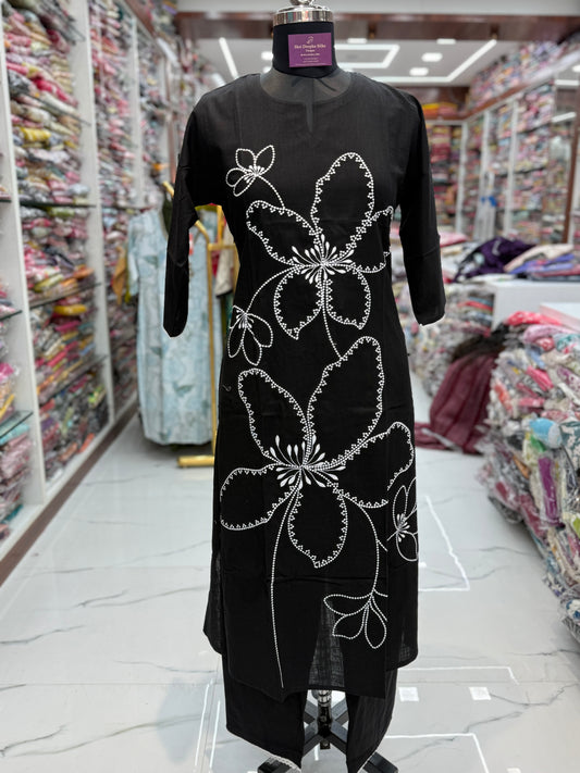 Premium Khadi Cotton 3 Pcs Salwar Set - PKSS05