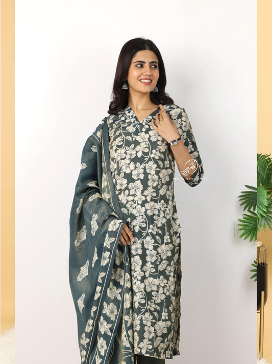 Vatican Silk 3pcs Salwar set
