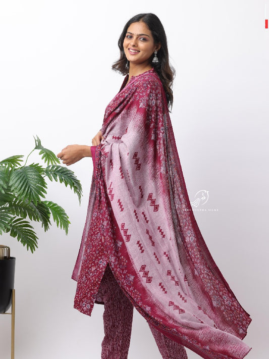 Spun Cotton Silk 3-Piece Salwar Set