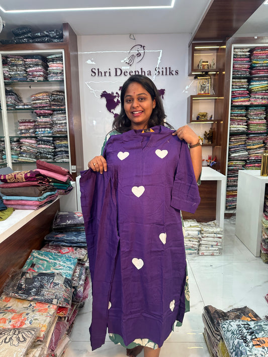 Classic Heart Purple Co Ord Set - CHCS01