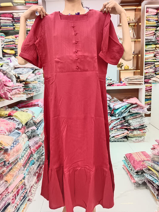 Plain Puff Midi