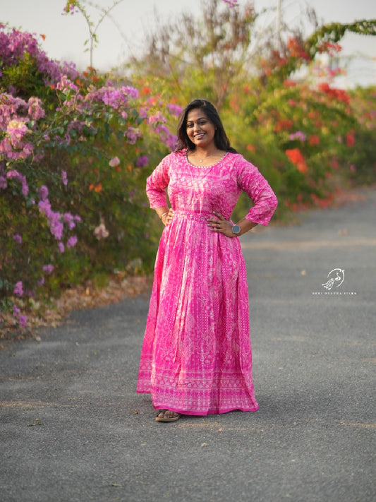 Floral RosePink Premium Maxi