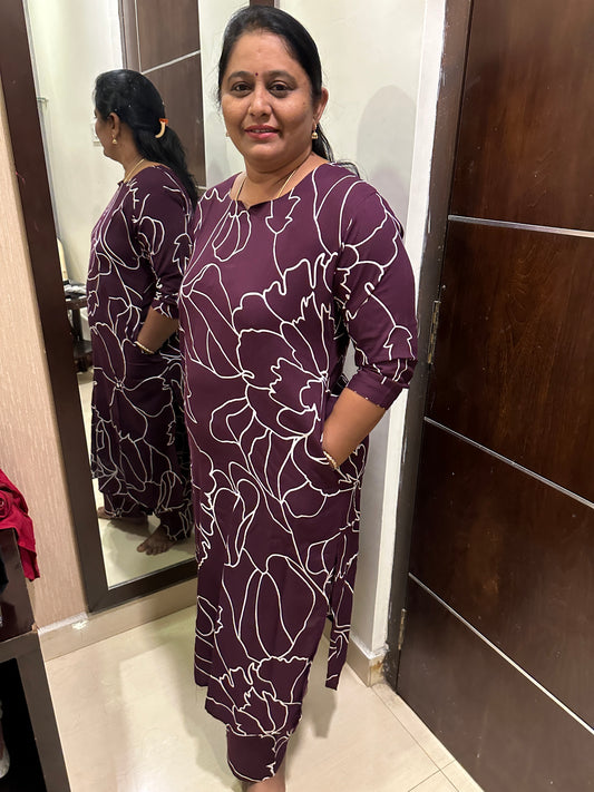 Co-Ord Sets Wine