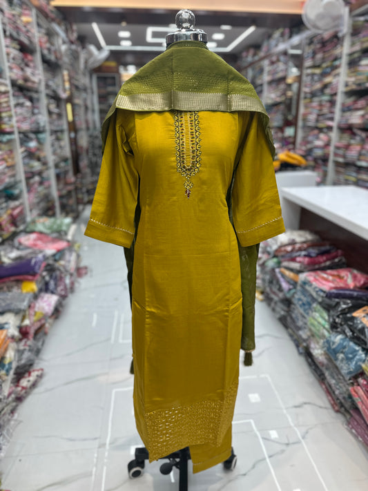 Premium Party Wear 3 Pcs Salwar Set - PSS