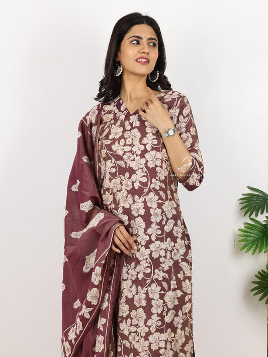 Vatican Silk 3pcs Salwar set