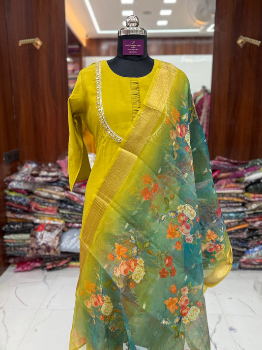 Premium Party Wear 3 Pcs Salwar Set - PSS